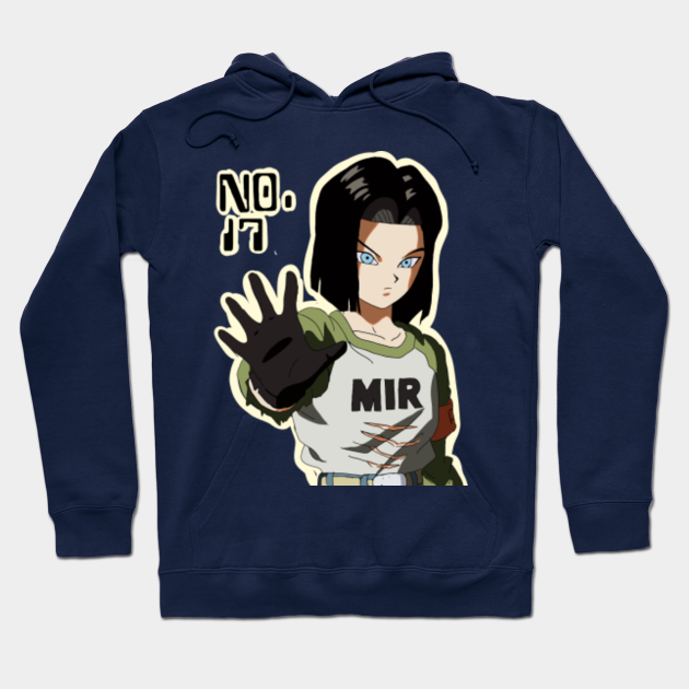 Android 17 - Dbz - Hoodie | TeePublic